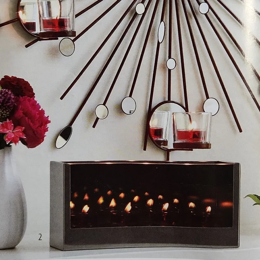 🩵NIB Partylite Infinite Reflection Candle Holder Centerpiece - Picture 1 of 9